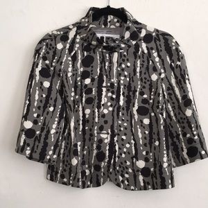 EUC Rare Trina Turk Cropped jacket SZ S